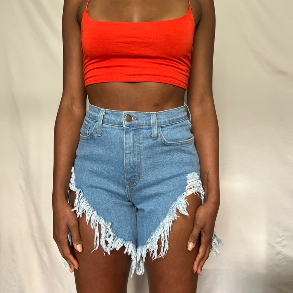 Ripped Jean Shorts - Picture 4 of 6